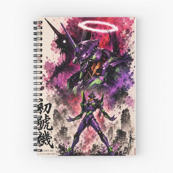 Item preview, Neon Genesis Evangelion EVA Unit-01 Poster | Evangelion Unit 01 Mecha Anime Wall Art | Cyberpunk Giant Robot Print designed and sold by Dyan4.