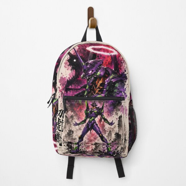 Item preview, Neon Genesis Evangelion EVA Unit-01 Poster | Evangelion Unit 01 Mecha Anime Wall Art | Cyberpunk Giant Robot Print designed and sold by Dyan4.