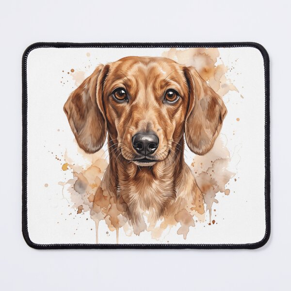 Item preview, Dachshund Watercolor Portrait – Cute Wiener Dog Art designed and sold by jgoteiner.