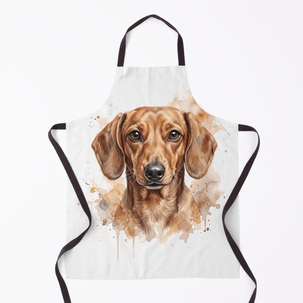 Item preview, Dachshund Watercolor Portrait – Cute Wiener Dog Art designed and sold by jgoteiner.