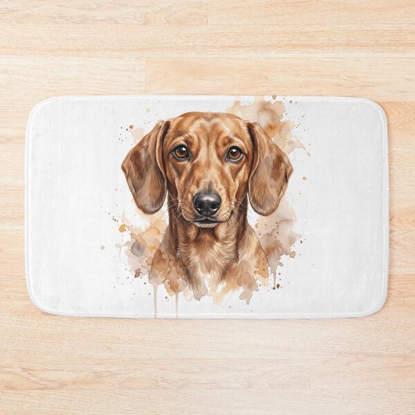 Item preview, Dachshund Watercolor Portrait – Cute Wiener Dog Art designed and sold by jgoteiner.