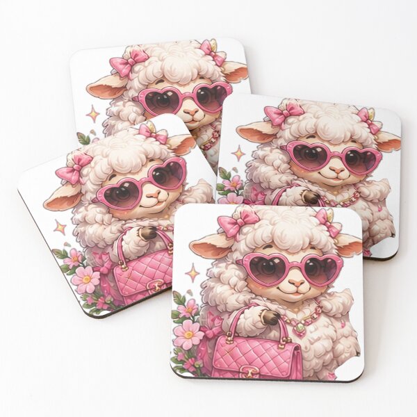 Item preview, Pink Fashion Sheep designed and sold by DailyDoodlesBySumbul.