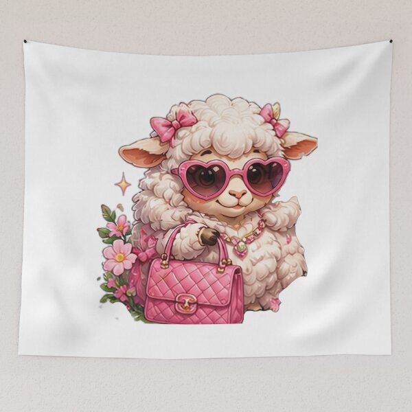 Item preview, Pink Fashion Sheep designed and sold by DailyDoodlesBySumbul.