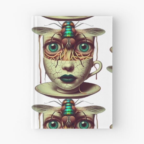 Item preview, Noodle Brain Infestation – Uncanny Teacup Face Fly designed and sold by LujziWorld.
