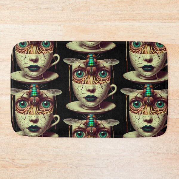 Item preview, Noodle Brain Infestation – Uncanny Teacup Face Fly designed and sold by LujziWorld.