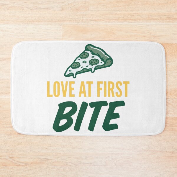 Item preview, Love At First Bite Funny Pizza Foodie Slice Humor designed and sold by Amir Faysal.
