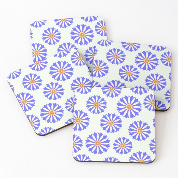Item preview, March 5th Birth Flower Cornflower Pattern designed and sold by birthflower.