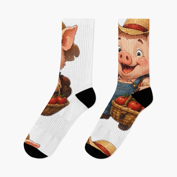 Item preview, Happy Farm Pig designed and sold by DailyDoodlesBySumbul.