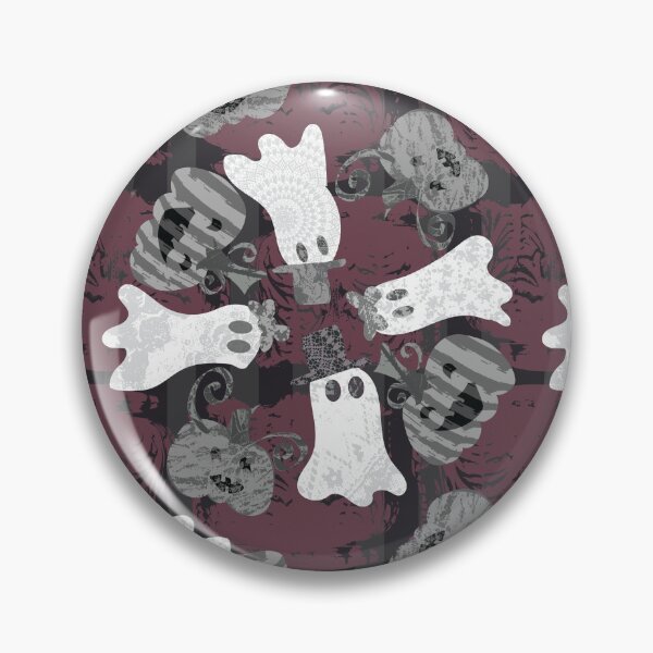 Item preview, Dapper Ghosts & Jack-O-Lantern Radials Gothic designed and sold by Digitalmyth's Designs.