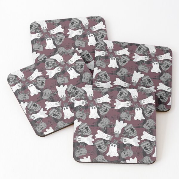 Item preview, Dapper Ghosts & Jack-O-Lantern Radials Gothic designed and sold by Digitalmyth's Designs.