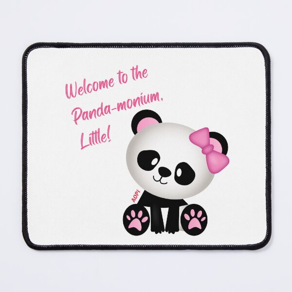 Item preview, Welcome to the Panda-monium Little! for Alpha Omicron Pi Sorority designed and sold by JaymeOctober.