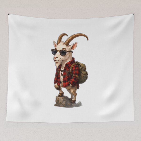 Item preview, Adventure Mountain Goat designed and sold by DailyDoodlesBySumbul.