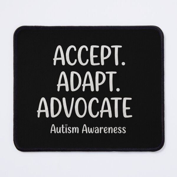 Item preview, Accept Adapt Advocate Autism Awareness designed and sold by Comfy Creations.