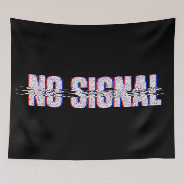 Item preview, No Signal - Retro VHS Glitch Static Aesthetic designed and sold by ShirtRemarks.