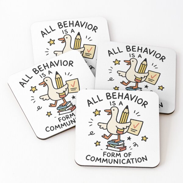 Item preview, All Behavior Is A Form Of Communication - Funny Teacher Goose Meme designed and sold by gunaone-design.
