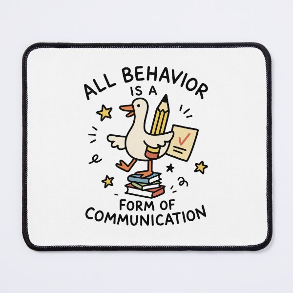 Item preview, All Behavior Is A Form Of Communication - Funny Teacher Goose Meme designed and sold by gunaone-design.