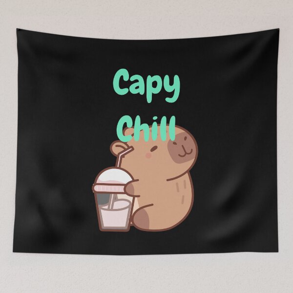 Item preview, Capy Chill Capybara designed and sold by SpartanDStore.