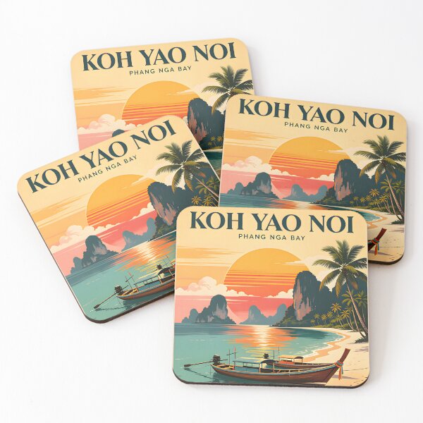 Item preview, Koh Yao Noi - Thailand Retro Sunset Collection designed and sold by Spirit of Siam.