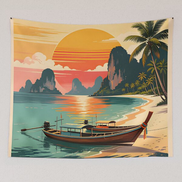 Item preview, Koh Yao Noi - Thailand Retro Sunset Collection designed and sold by Spirit of Siam.