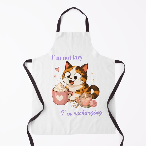 Item preview, Cozy Cute Calico Cat Coffee Illustration - Recharging designed and sold by Lunexa-Lab.