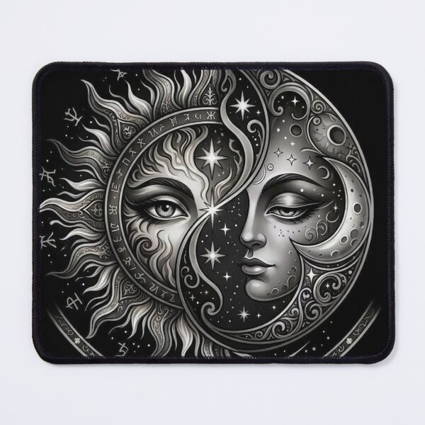 Item preview, Celestial Sun and Moon Harmony | Mystical Cosmic Face designed and sold by MysticVargas.