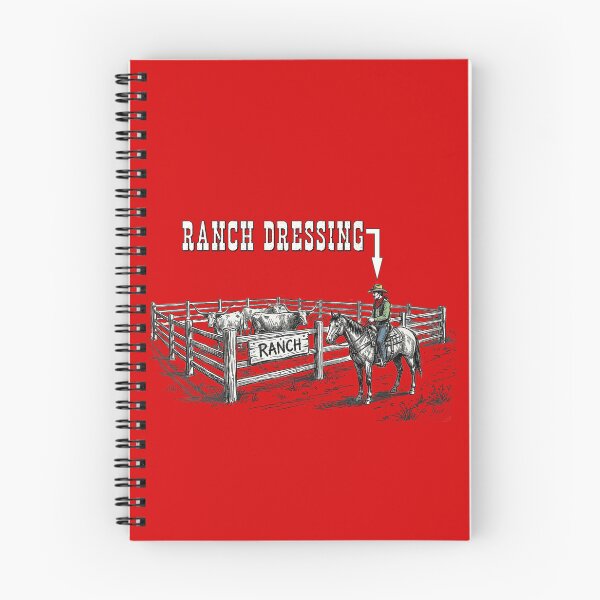 Artikelvorschau, Ranchdressing, Cowboys, Pferd, Western, lustiger Fußballhumor entworfen und verkauft von classic car craze.