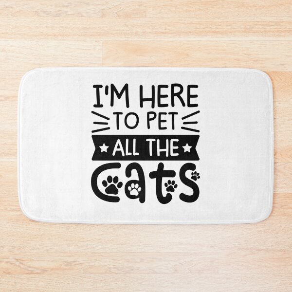 Item preview, I'm Here To Pet All The Cats designed and sold by gunaone-design.