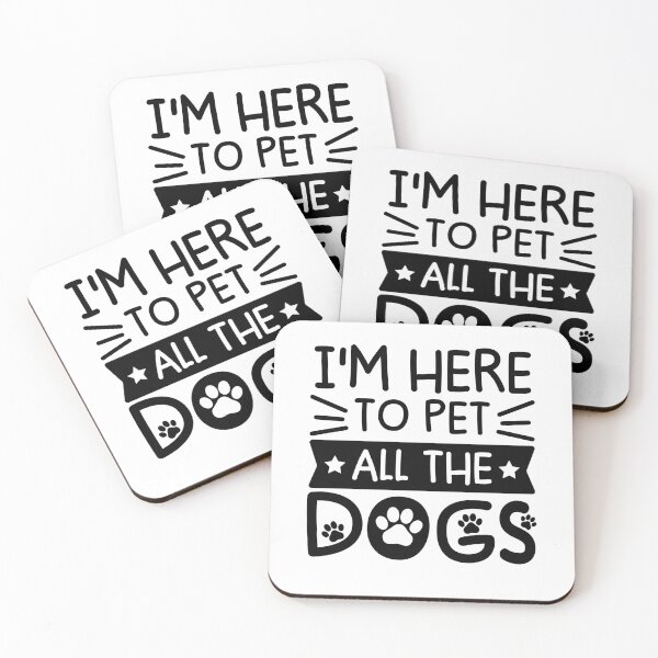Item preview, I'm Here To Pet All The Dogs designed and sold by gunaone-design.