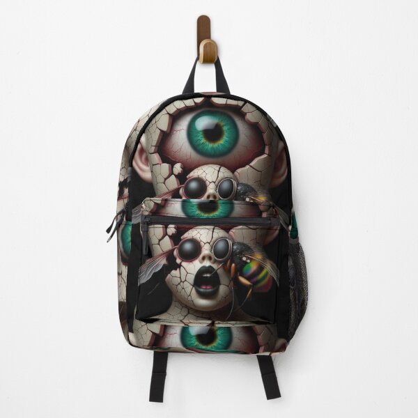 Item preview, The Giant Eye Within – Uncanny Cracked Cyclops Doll designed and sold by LujziWorld.