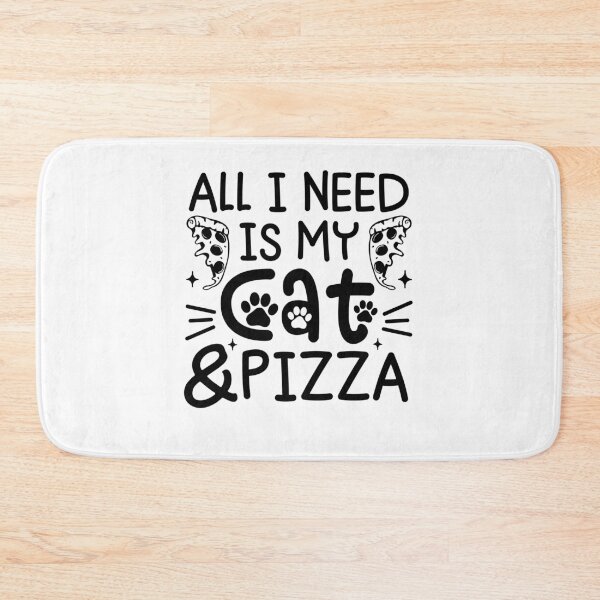 Item preview, All I Need Is My Cat and Pizza designed and sold by gunaone-design.