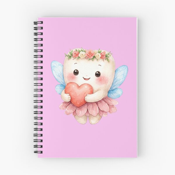 Item preview, Cute Tooth Fairy Holding Heart | Watercolor Tooth Fairy designed and sold by Mommy-Smile.