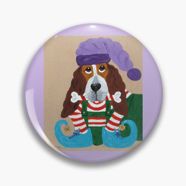 Item preview, Basset Hound Elf designed and sold by Squirreldumplings.