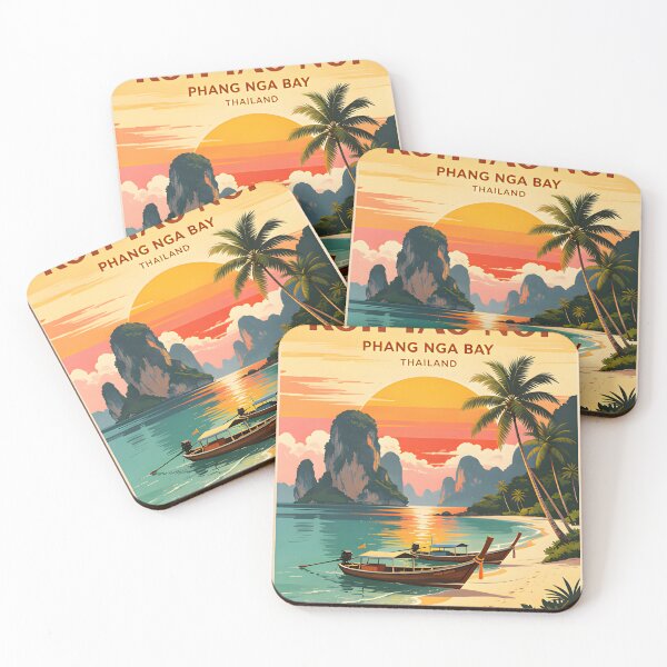 Item preview, Koh Yao Noi - Thailand Retro Sunset Collection designed and sold by Spirit of Siam.