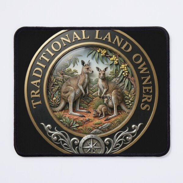 Item preview, Kangaroos - Traditional Land Owners designed and sold by Kirrindy Designs.
