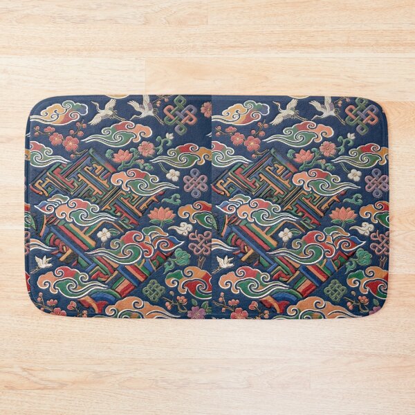 Item preview, Vibrant Korean Dancheong Traditional All-over Seamless Pattern designed and sold by SOOstudio73.