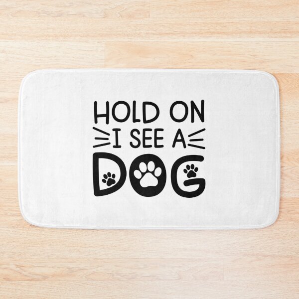 Item preview, Hold On I See a Dog Funny Pet Parent Humor For Feline Friend and Dog Person designed and sold by gunaone-design.