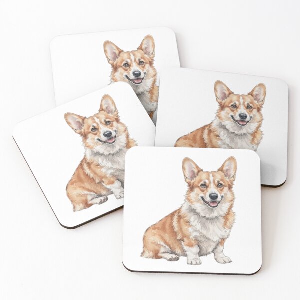 Item preview, Watercolor Corgi sitting designed and sold by TheMagicIcon.