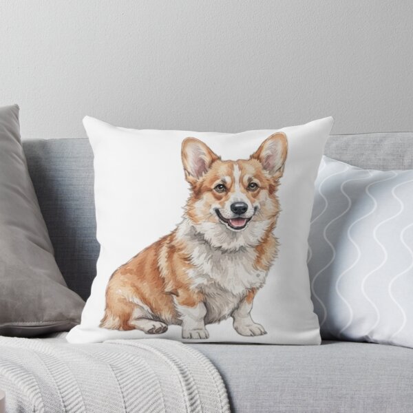 Item preview, Watercolor Corgi sitting designed and sold by TheMagicIcon.