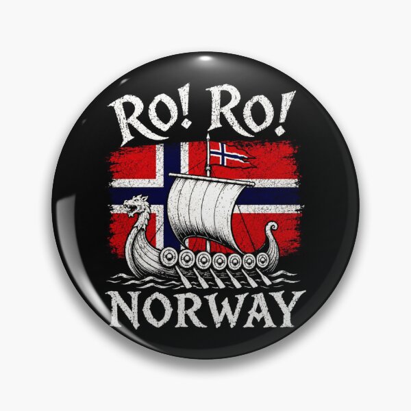 Item preview, Norwegian Viking Ship Norway Flag Row Country Heritage designed and sold by jackelmbradyt.
