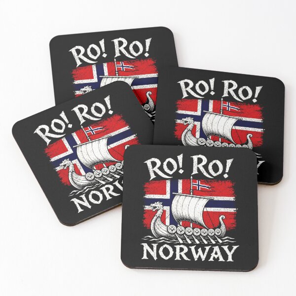 Item preview, Norwegian Viking Ship Norway Flag Row Country Heritage designed and sold by jackelmbradyt.