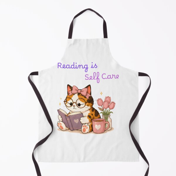Item preview, Cozy Cute Calico Cat Books Illustration - reading designed and sold by Lunexa-Lab.