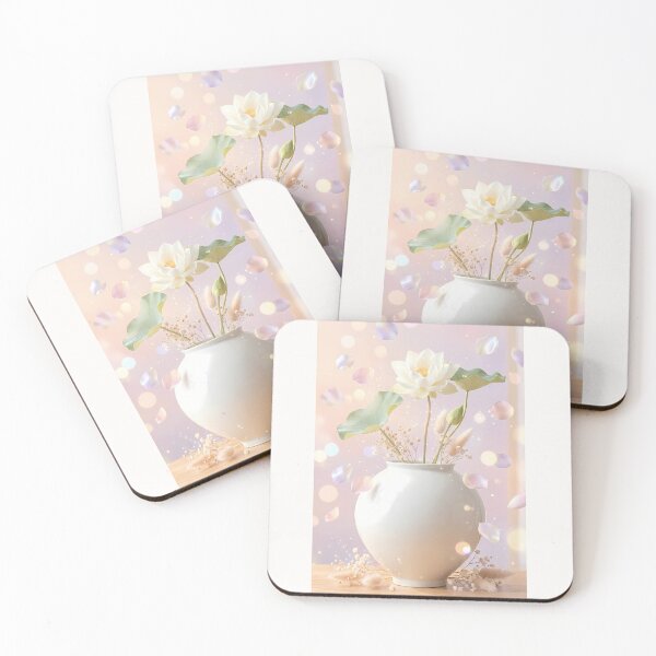 Item preview, Pure Lotus and Porcelain Moon Jar: Serene Blossom Edition designed and sold by SOOstudio73.