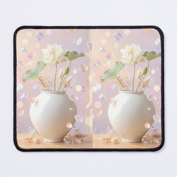 Item preview, Pure Lotus and Porcelain Moon Jar: Serene Blossom Edition designed and sold by SOOstudio73.