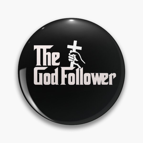 Item preview, The God Follower Retro Godfather Movie Parody Christian Faith Graphic designed and sold by ICANTWithoutCOFFEE.