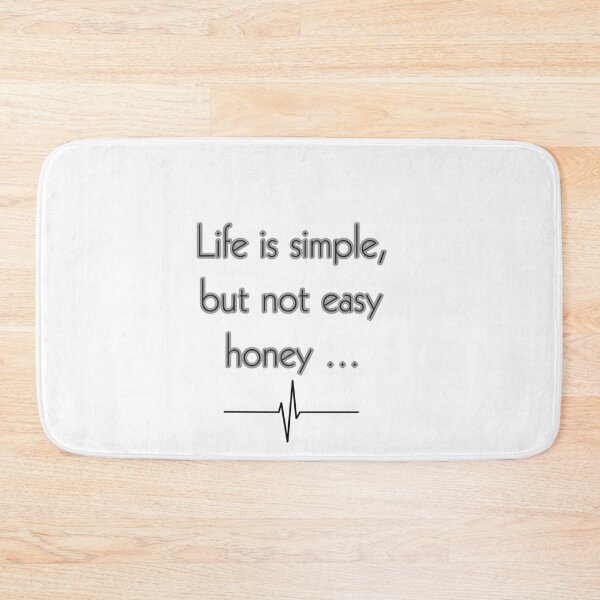 Item preview, Life is simple but not easy quotes designed and sold by Kamiilashop.