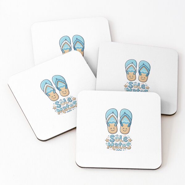 Item preview, Sole Mates Funny Summer Beach Tee designed and sold by 7Four1 Designs.