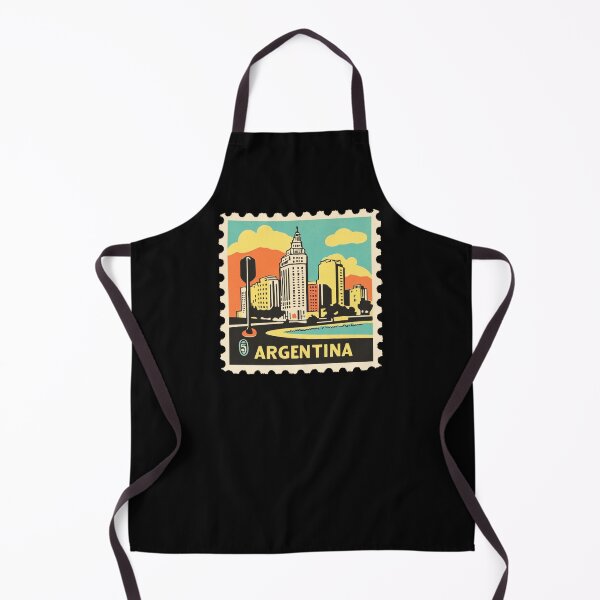 Item preview, Argentina Vintage Stamp - Buenos Aires Skyline designed and sold by tiigerdad.