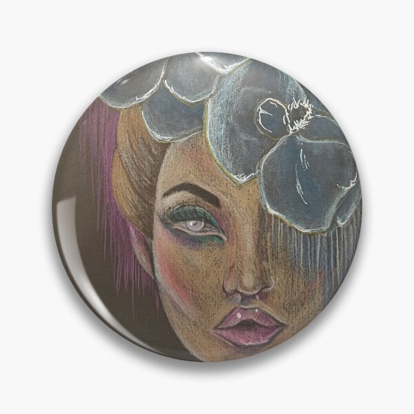 Item preview, Blue Orchid Portrait designed and sold by K.Art-Avato ⭐.