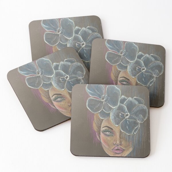 Item preview, Blue Orchid Portrait designed and sold by K.Art-Avato ⭐.