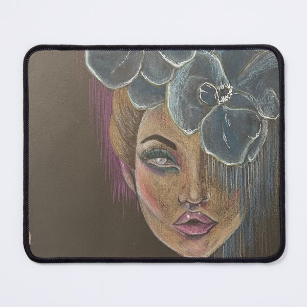 Item preview, Blue Orchid Portrait designed and sold by K.Art-Avato ⭐.